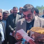 حضور وزیر فرهنگ و ارشاد اسلامی در روستای سوهای نمین