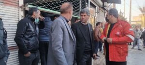 بزرگترین وقدیم ترین بازارچه پارس آباد طعمه حریق شد
